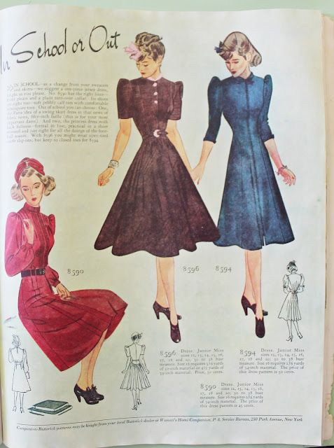 1930s womens fashion magazine spring dresses