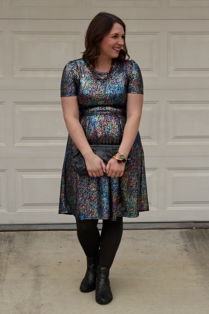 bybmg: New Years Eve Outfit: LuLaRoe Elegant Collection Amelia