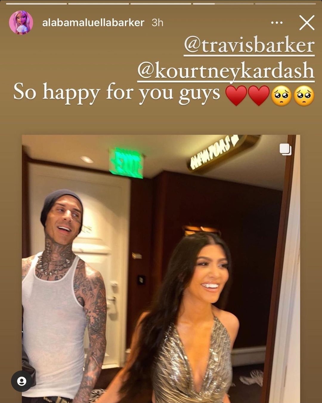F Did Kourtney Kardashian marry Travis Barker??? Amelia's Mom finally ...