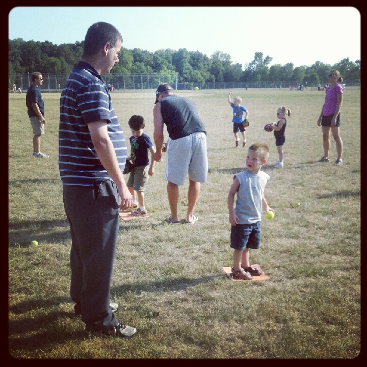 Balyeat Boys + A Mommy TBall Practice