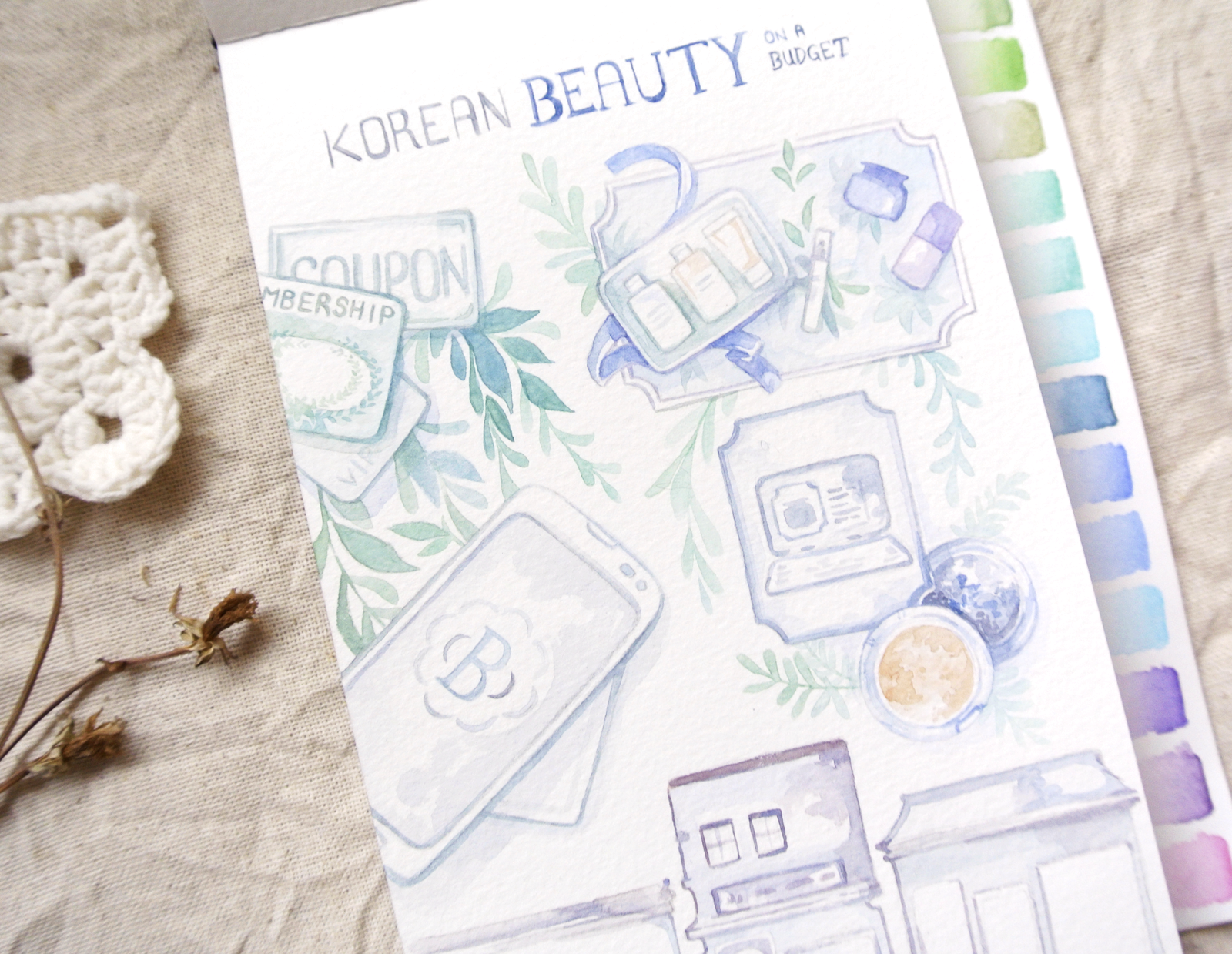 Aesthetic Korean Drawings