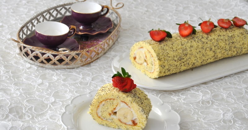 Pembe Tatlar Haşhaşlı Rulo Pasta