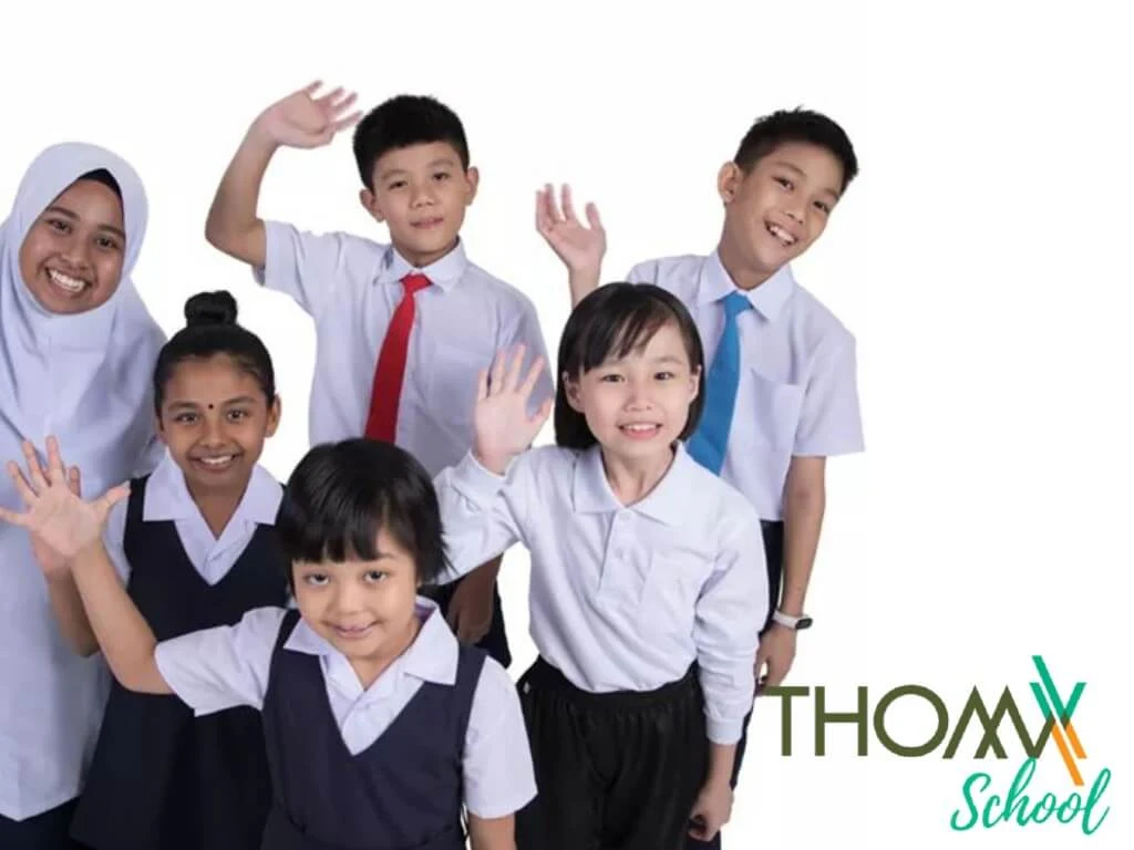 ThomX School - Baju Seragam Sekolah Anti Kedut Yang Selesa dan Tahan Lama