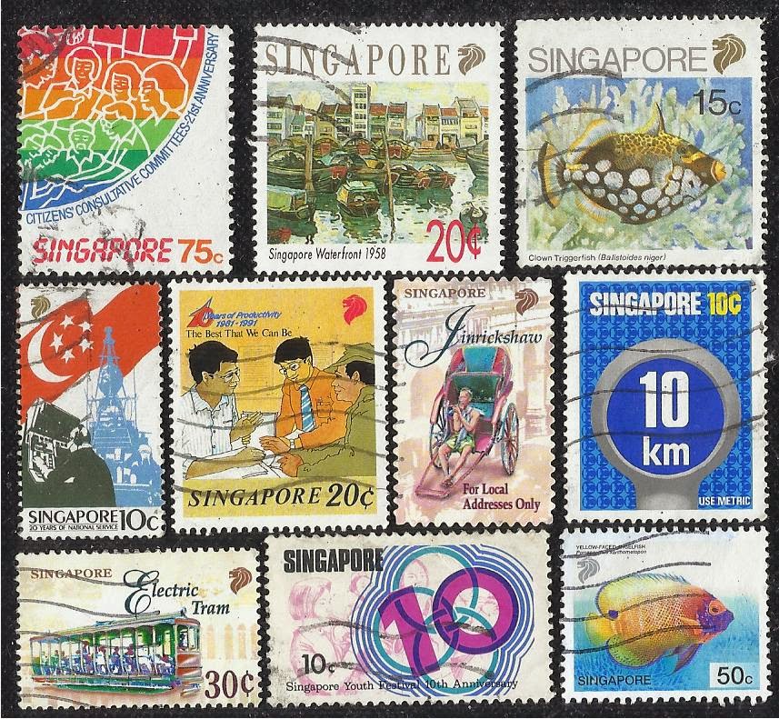 Singapore and Worldwide Stamps for Exchange by Johnny Lowis