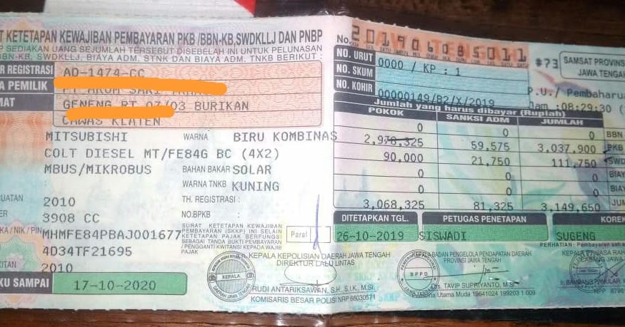 Biro Jasa Stnk Termurah Di Klaten Prambanan Family