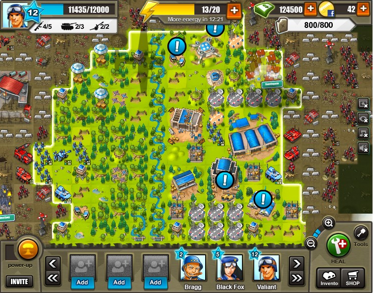 Army Attack juego de estrategia llega a Facebook