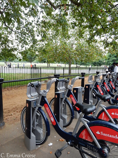 Cycling through London, and a childhood confession