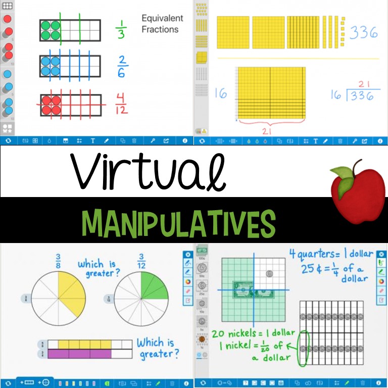 An Apple For The Teacher Virtual Manipulatives