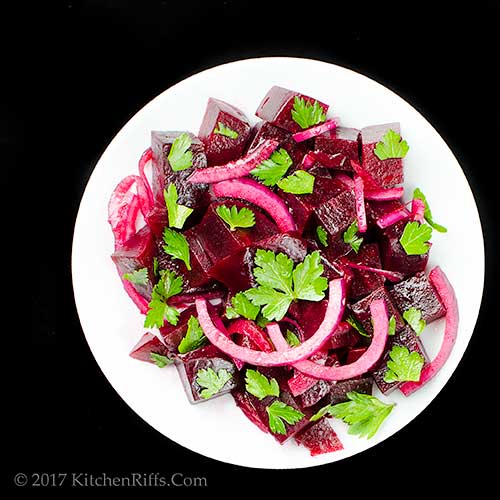 Beet and Red Onion Salad
