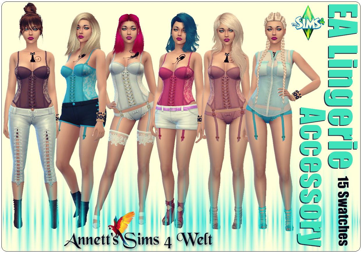 Annett's Sims 4 Welt: EA Lingerie Accessory.