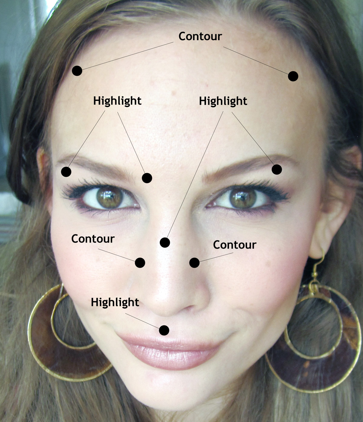 Facial Contouring With Makeup 77