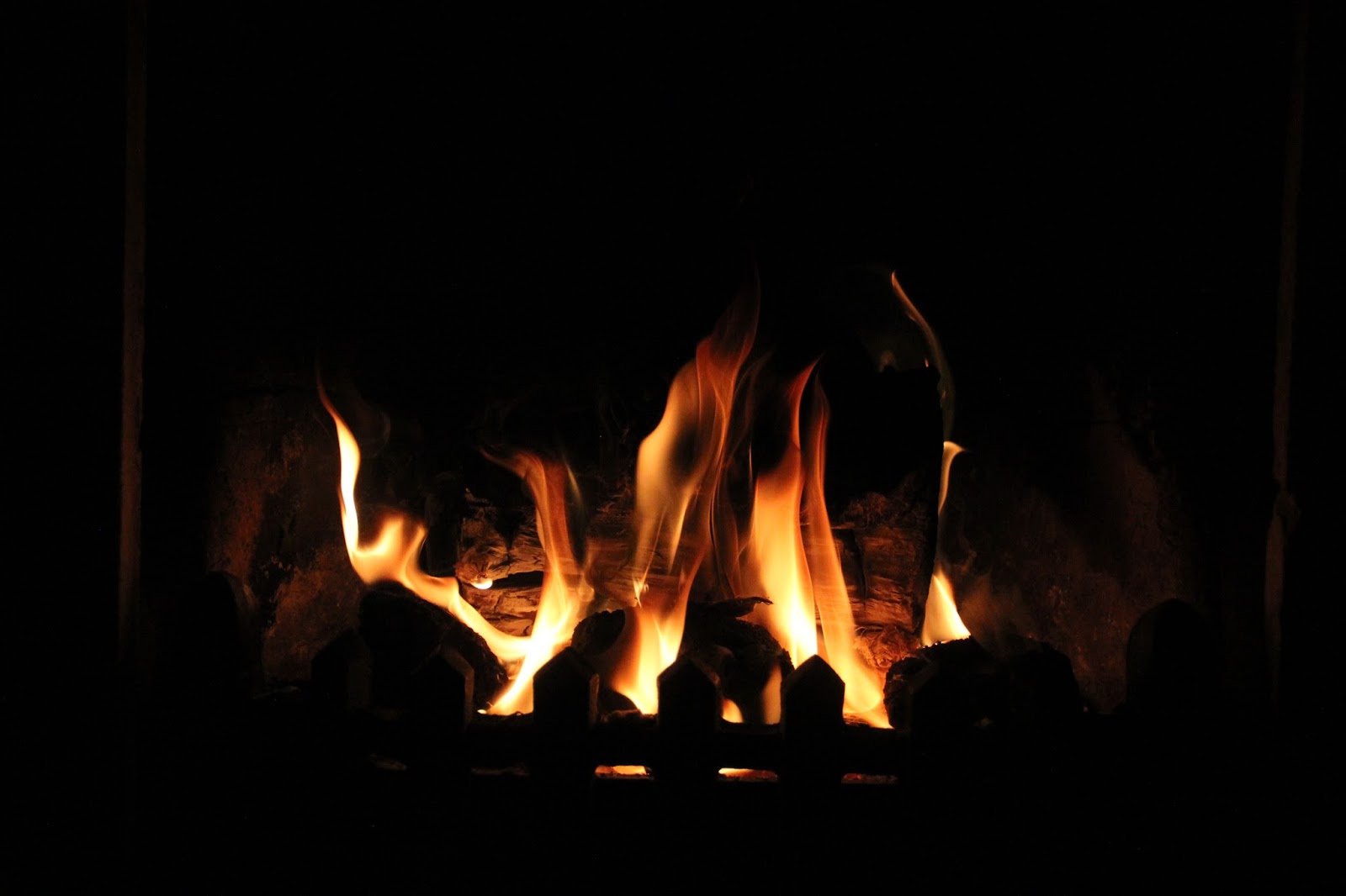 Our fireplace. Our fireplace.