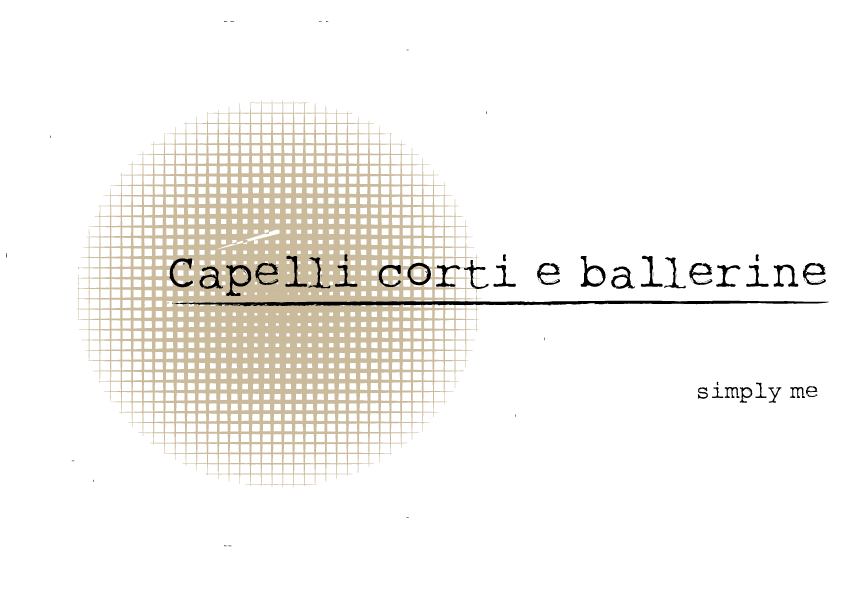 Capelli corti e ballerine