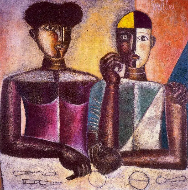 Franco Gentilini 1909-1981 | Italian Imaginative Realism painter Franco Gentilini 1909-1981 | Italian Imaginative Realism painter