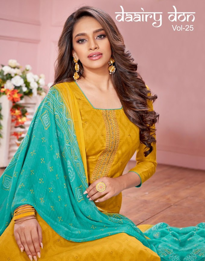 Angroop plus Daairy don vol 25 Dress Material