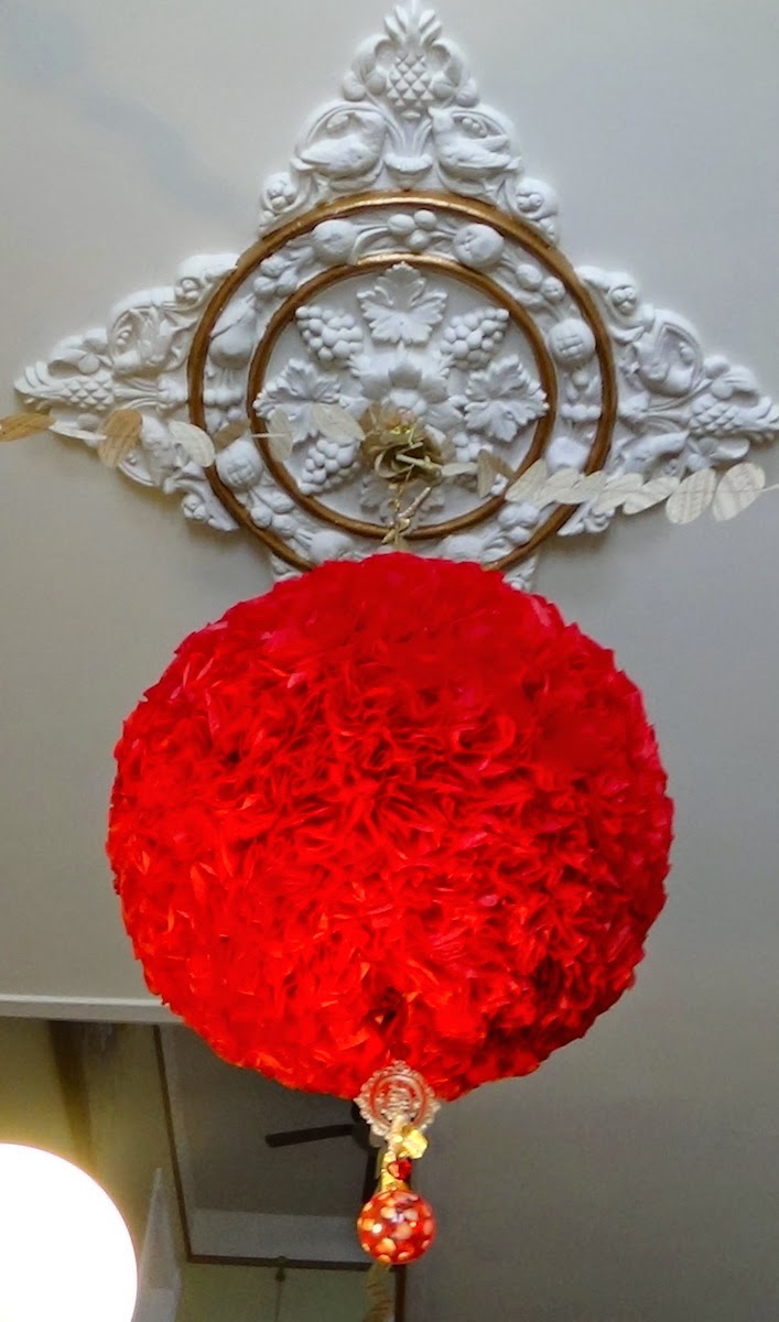 The Dusty Victorian Christmas Decoration 2014  DIY Tissue Paper Lantern