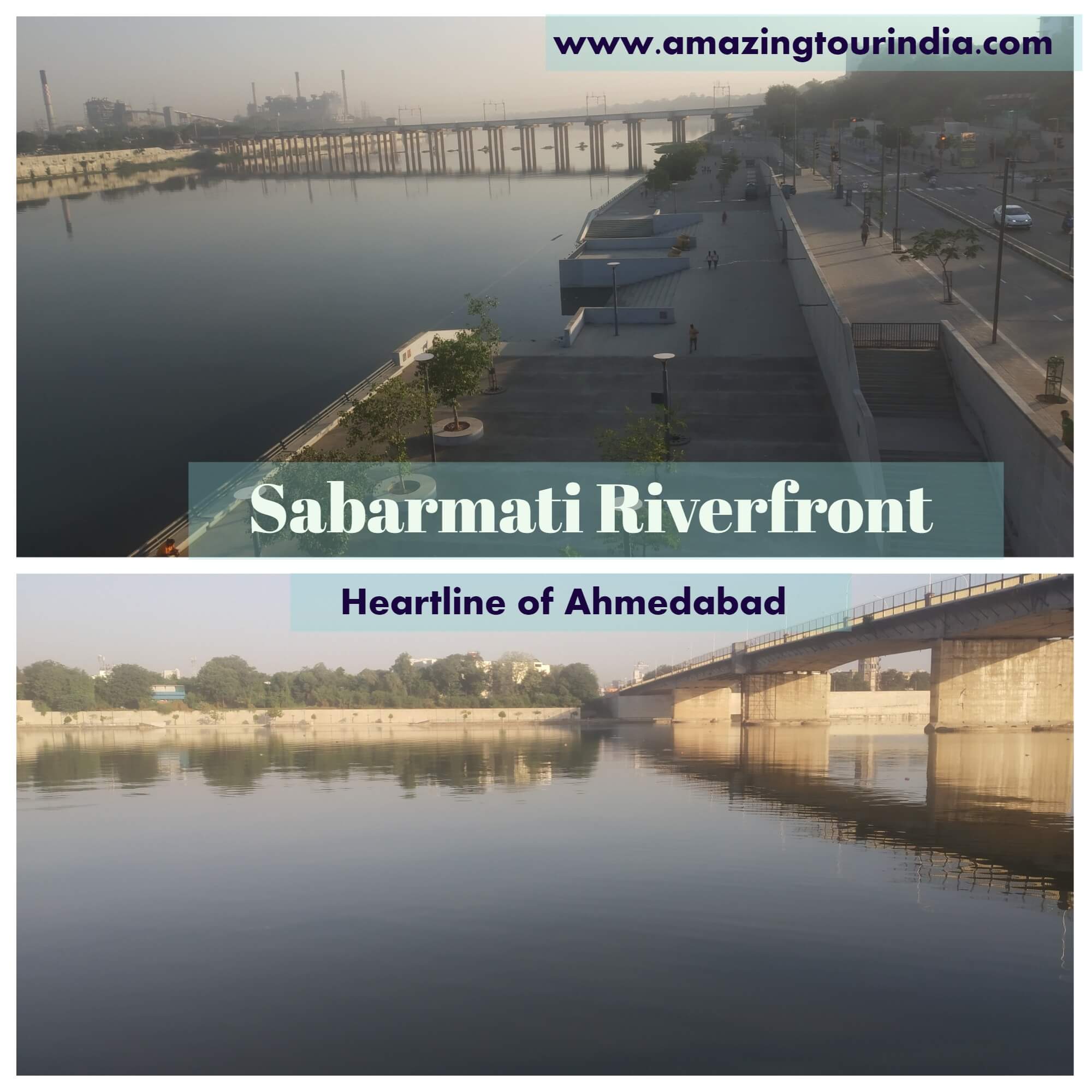Sabarmati Riverfront Before And After