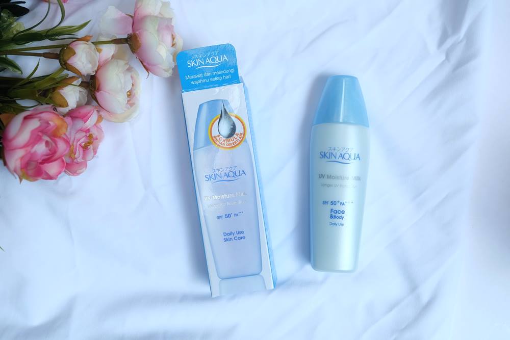 Lindungi Kulit Wajah dari UV-A dan UV-B dengan Skin Aqua UV Moisture Milk SPF 50+ PA+++