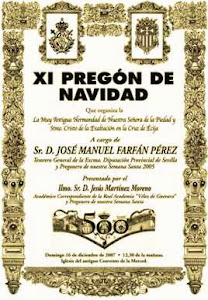 XI Pregón de la Navidad de Écija 2007 en la Iglesia de la Merced.