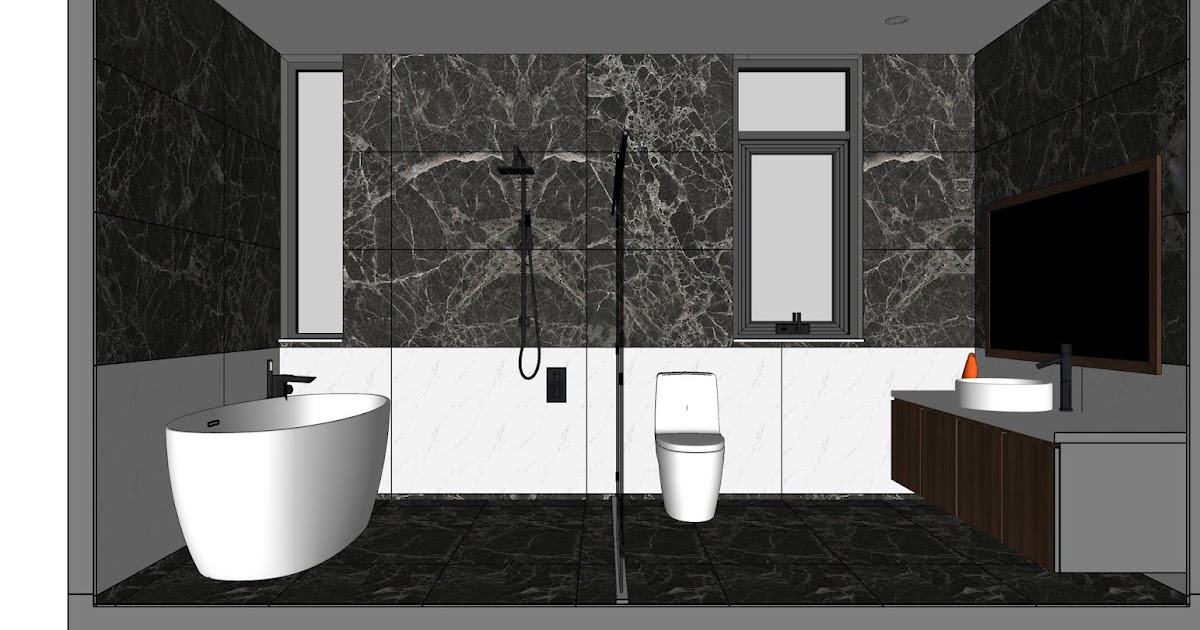 SketchUp Bathroom Design