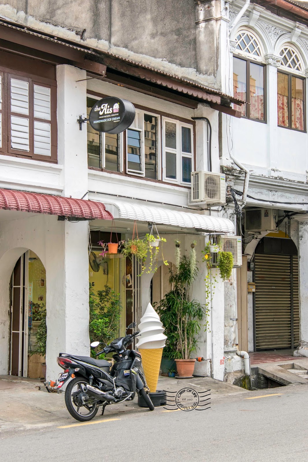 The Ais, Homemade Ice Cream Chulia Street, Penang Crisp