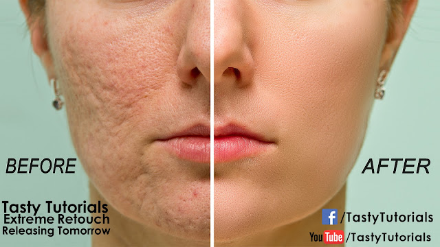 Tutorial Skin Retouch Photo Effects Tasty