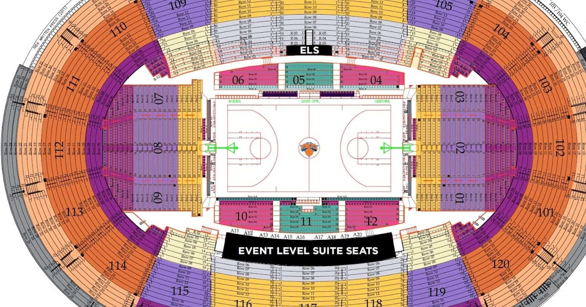 Inspirational Madison Square Garden Seating Chart Knicks