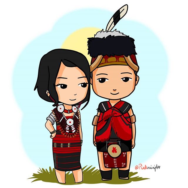 These cute cartoons of different Naga couples will make you fall in ...