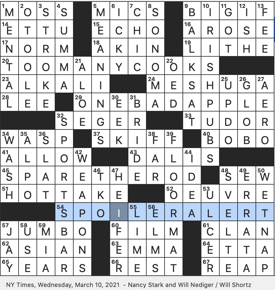 Growler Radio 21 Crossword Puzzle: Bottomless Bag