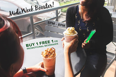 Starbucks Malaysia Buy 1 Free 1 Pop'zel Coffee Frappuccino or Coconut Strawberry Bliss Frappuccino