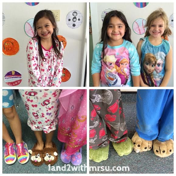 Educating Joy School Spirit Week Pajama Day and Nerd Day