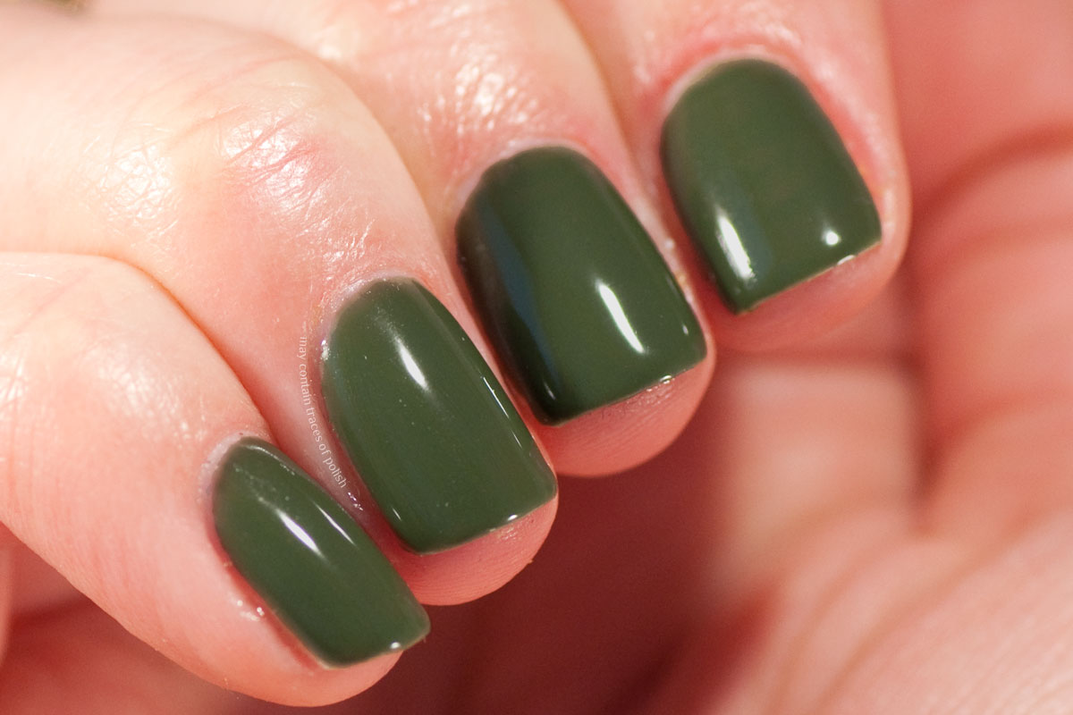Pink Gellac Safari Collection Swatches - 316 Jungle Green