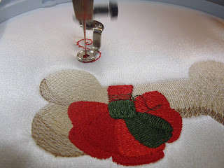 machine embroidery steps