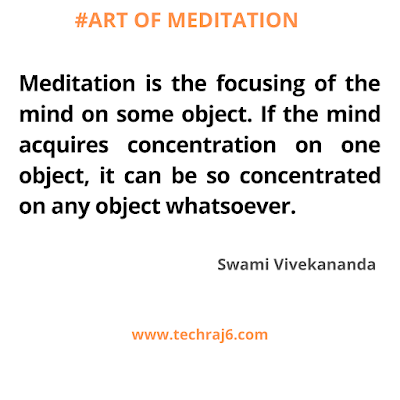 Art of meditation quotes by Swami Vivekananda