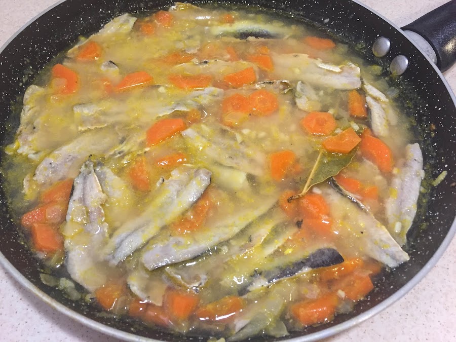 Sardinas en escabeche de cítritos