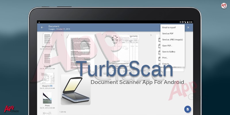 TurboScan Document Scanner App For Android