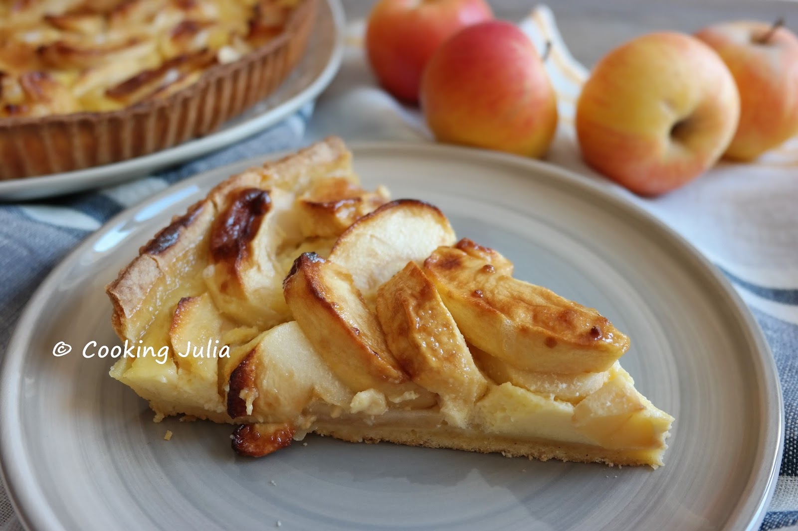 Cooking Julia Tarte Aux Pommes A L Alsacienne