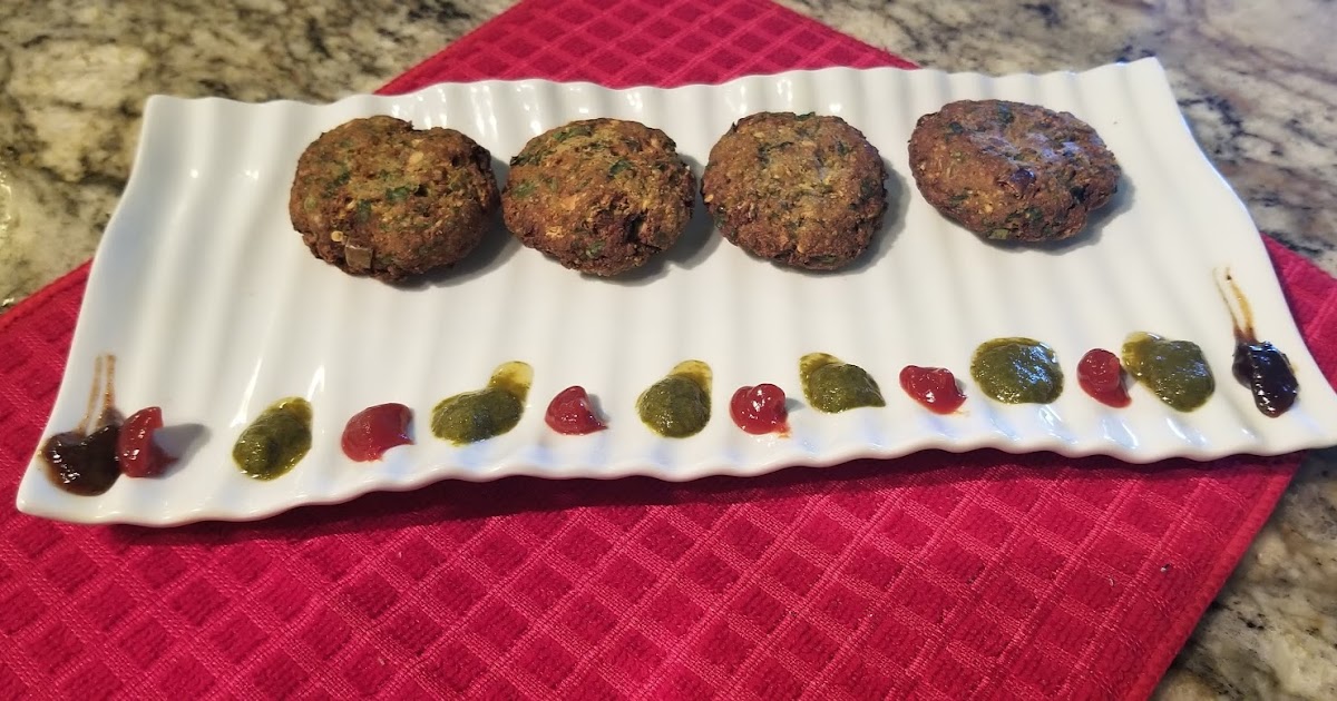 Yummy food in Tummy Healthy Cauliflower and Spinach Fritters/cutlets