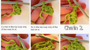 Cómo tejer una hojita al crochet paso a paso / A little leaf crochet pattern
