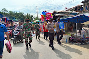 TNI-Polri Sinergi Sosialisasikan Pencegahan COVID-19 Di Kecamatan Rantau Selamat