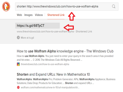 shorten-url-in-duckduckgo