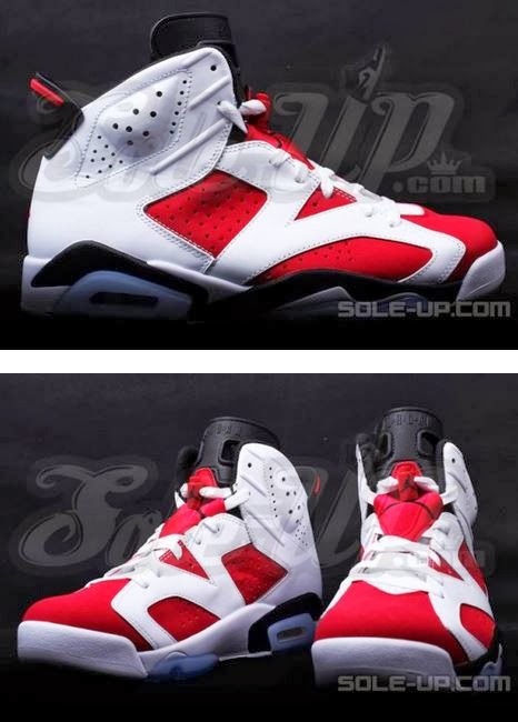 THE SNEAKER ADDICT: 2014 Air Jordan 6 VI Carmine Sneaker (Detailed Images)