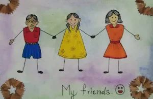 Friendship Day Handmade Greeting Card (00004)