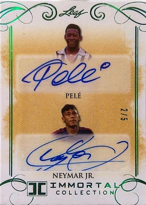 Football Cartophilic Info Exchange Leaf Trading Cards 2016 Leaf Pele