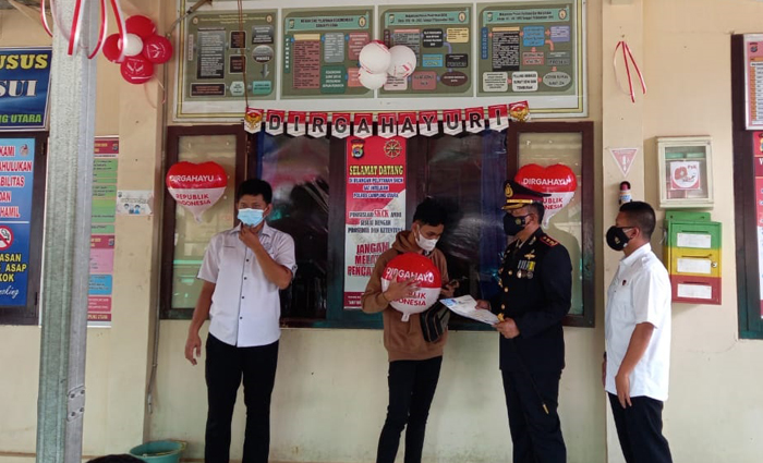 Peringati HUT ke76 RI, Polres Lampura Gratiskan Pembuatan SKCK