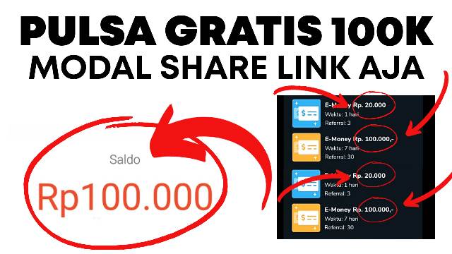 Cara Mendapatkan Pulsa Gratis Lewat Aplikasi Tanpa Modal Dan Terbukti