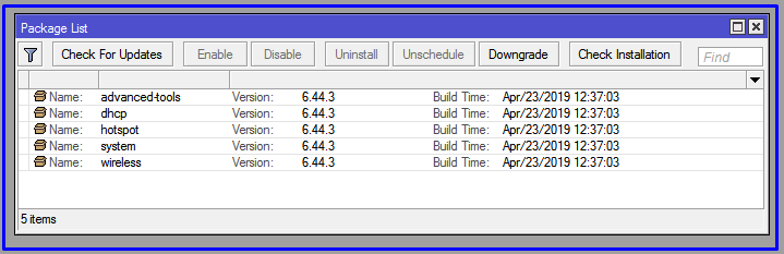 mikrotik software update mikrotik software update