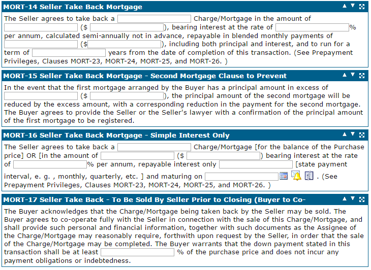 Vendor Take Backs (VTBs) reTRACKERS