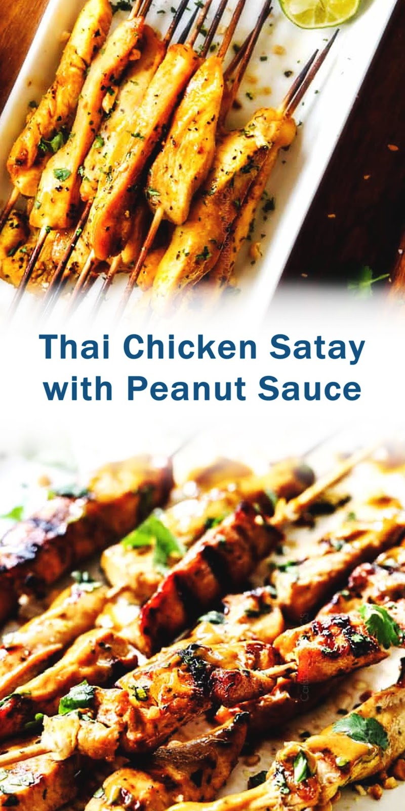 senin Thai Chicken Satay with Peanut Sauce