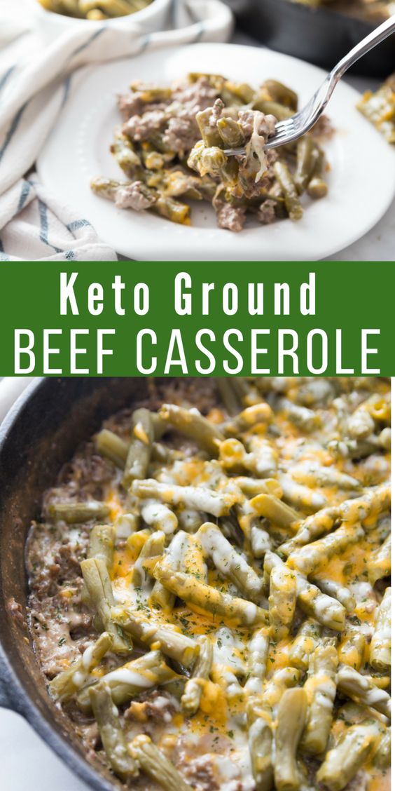 Easy Keto Ground Beef Casserole dessert recipes diabetics